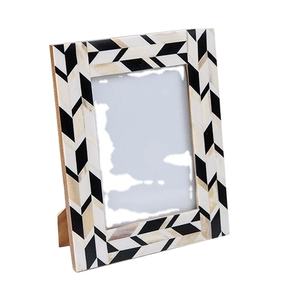 Handmade Modern Pattern Wooden Photo <b>Frame</b> with Antique Bone Inlay Customized Logo Picture <b>Album</b> & Photo <b>Frames</b> - Product Image 1