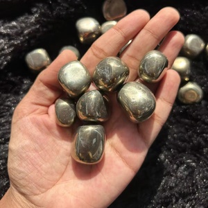 Piedra de pirita natural de Perú de alta calidad para sanación con Reiki y cristal, utilizada para la curación. - Product Image 1