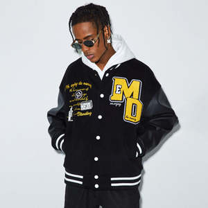 Chaqueta Universitaria de Moda para Hombre, Talla Grande, Estilo Letterman, Alta Calidad, 2025 - Product Image 1