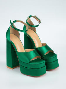 Nouvelles chaussures Mary Jane de style français printemps-été, ballerines rétro britanniques à semelle épaisse en cuir, chaussures à talons hauts élégantes et cool - Product Image 2