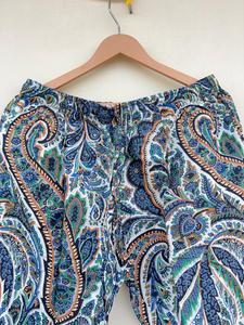 Vêtements de nuit élégants et décontractés de luxe pour femmes indiennes, 100% coton popeline, imprimé floral, respirant, pour l'automne, le printemps, l'été, les vacances - Product Image 3