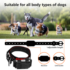 Collar de entrenamiento para mascotas, recargable, eléctrico, electrónico, vibración, voz, ladrido, perro - Product Image 5
