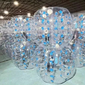 2024 Transparent inflatable body bumper ball Transparent bubble body zorb ball