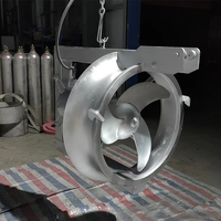 Type QJB-W3kw pompe de retour de boue pompe de processus de traitement des eaux usées pompe de reflux verticale de boue d'agitateur d'eaux usées