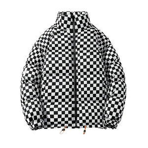 Veste polaire entièrement imprimée de haute qualité nouvelle parka d'hiver Logo personnalisé veste streetwear d'extérieur OEM entièrement imprimée pour hommes - Product Image 1