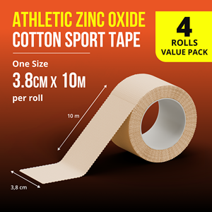4 pieces Zinc Plasters Teneris Sport <b>Tape</b> <b>Athletic</b> Wound Dressing Skin Color Healing Patch Breathable Flexible Medical Adhesive - Product Image 4