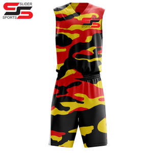 Maillots de basket-ball personnalisés vêtements de basket-ball pour hommes sublimation complète respirant jeunesse ensemble complet uniforme de basket-ball Kits complets - Product Image 1