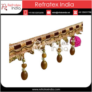 แฟชั่นที่มีคุณภาพสูงลูกปัด Fringe ผู้ผลิตและผู้จัดจำหน่ายในประเทศอินเดียในราคาที่ดีที่สุด - Product Image 4