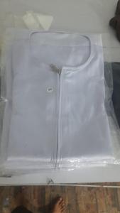 ชุดคลุมอาหรับคุณภาพพรีเมียมสำหรับผู้ชาย ชุดมุสลิมแบบอิสลาม สไตล์ใหม่ ยาวพิเศษ ผ้าดัฟฟาห์เงา - Product Image 6