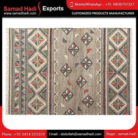 Tapis Orientaux Artisanaux Professionnels Tissés à la Main 100% Jute Biologique Tissage Plat Tapis de Sol pour la Maison, le Pique-nique, les Voyages, la Prière, Adaptés aux Animaux Domestiques, Vente en Gros