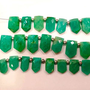 หัวลูกศร18to20mm Amazonite ธรรมชาติลูกปัดทรงหนามขายต่อเส้นใยยาว9นิ้ว - Product Image 1