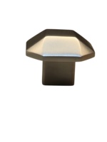 Boutons carrés modernes haut de gamme en laiton finition mate AG-BR03-SM-K03 – Accessoires de quincaillerie de meubles de style minimaliste pour tiroirs
