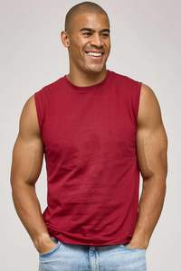 Débardeur musculaire en coton doux pour homme, coupe confortable, sans manches, pour les chaudes journées d'été et les tenues décontractées - Product Image 2