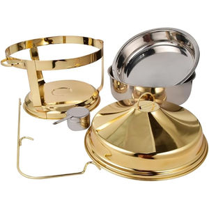 Proveedores al por mayor de fabuloso diseño decorativo plato de frotamiento buffet calentador hogar Hotel restaurante organizador en buen precio - Product Image 2