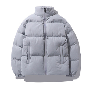 <b>Back</b> Stander Coller Puffer Jacket For Men With Your Logo <b>Drop</b> Shipping Plus Size Warm Colorful Bubble Coat Jacket - Product Image 1