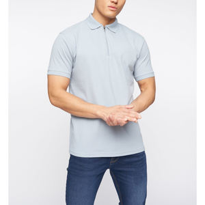 Venta al por mayor 100% algodón hombres Polo camiseta personalizada bordada de secado rápido transpirable Golf camisa de cuello ligero nuevo modelo de impresión sólida - Product Image 1
