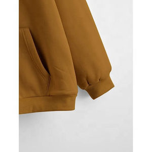 Pull à capuche 100% coton pour hommes Logo personnalisé Taille XS Vêtements d'entraînement de jogging unis avec motif imprimé - Product Image 4