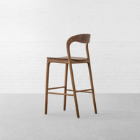 Chaise de bar moderne de luxe en bois massif, mobilier personnalisé pour restaurant, bar à domicile, hôtel, centre commercial, école, salle de sport, chambre, ferme, atelier