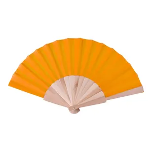 Éventail personnalisé en polycoton pour articles promotionnels de fête - Product Image 6