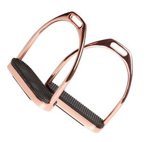 Nueva llegada aleación de aluminio amortiguador caballo estribos ligero agarre de seguridad OEM fábrica fabricante suministro - Product Image 3