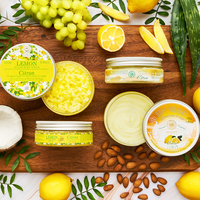Coffret cadeau de soins de la peau naturels écologiques pour femmes, massage spa, logo personnalisé fait main, étiquette privée unique, promotionnel, 4 articles