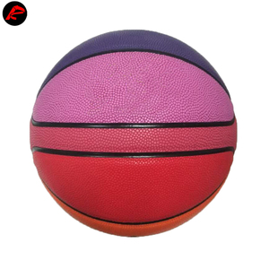 Ballon de rue en cuir composite intérieur et extérieur de taille 7 officiel coloré basket-ball en caoutchouc PVC avec logo personnalisé - Product Image 2