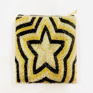 Beaded <b>Coin</b> Purse For Women Inspired Style Seed Beaded <b>Coin</b> <b>Pouch</b>,Beaded <b>Coin</b> Wallet (Red) - Product Image 3