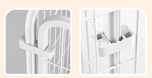 Pannello di recinzione impermeabile resistente penna per giocare a cane per animali domestici realizzato con tubo di acciaio e penna per cuccioli di filo di ferro - Product Image 6