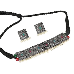 Colgante de circonita multicolor de 7 cuadrados para ocasiones festivas - Product Image 2