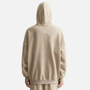 Sudaderas Extra Grandes Básicas de Invierno, Sudadera con Capucha 100% Algodón, Corte Regular, Ropa Casual, Sólida, Transpirable, Ecológica, para Uso Diario - Product Image 2
