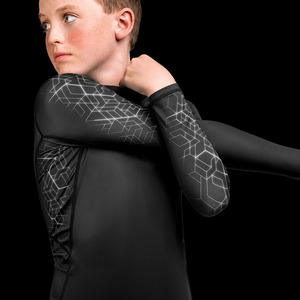 เสื้อต่อสู้แขนยาวสำหรับผู้ชายผู้หญิง - Product Image 4