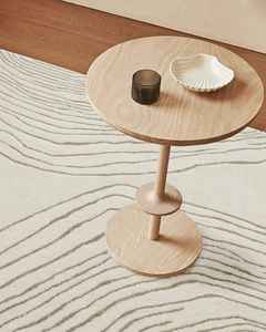 พรมขนสัตว์ลายดอกไม้ทำมือ ซักได้ เป็นมิตรกับสิ่งแวดล้อม เหมาะสำหรับห้องนั่งเล่น ห้องนอน โรงแรม และบ้านสมัยใหม่ - Product Image 5