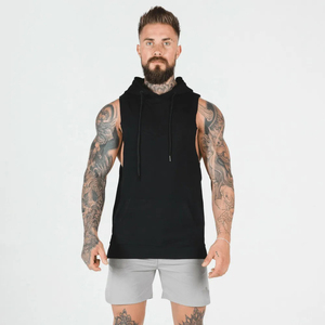 Sudaderas con Capucha para Hombre, Transpirables, Ecológicas, con Impresión Digital, de Poliéster/Algodón, con Logotipo Personalizado, para Entrenamiento de Fisicoculturismo - Product Image 4