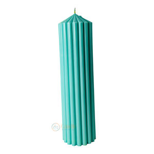 Vela de pilar de cera de soja de línea decorativa de 10,5 \ "para decoración del hogar bodas festivales Navidad Pascua-para fiestas bares Diwali - Product Image 2