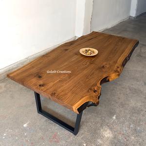 <b>Live</b> <b>Edge</b> Solid Acacia Wood Dining <b>Table</b> - Product Image 4