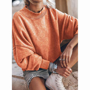 Nuevo estilo, 350 gramos, sudadera gruesa con forro polar holgada, Sudadera con cuello redondo, sudadera para hombre - Product Image 1