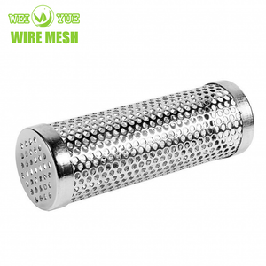 Tube de filtre cylindrique perforé en acier inoxydable <span class=keywords><strong>Micro</strong></span> Metal Pipe 304 316 pour les services de coupe de soudage de système d'échappement inclus - Product Image 1