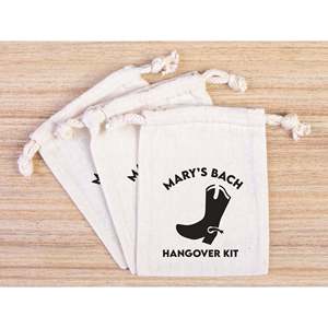 Letter Pattern Hangover Kit Bags with <b>Drawstring</b> for Party Recovery Survival Kit <b>Pouch</b> - Product Image 5