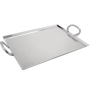 Bandeja de Servicio de Metal Sólido de Lujo, Hecha a Mano, Ecológica, Duradera, Apta para Lavavajillas, con Acabado Pulido para Uso en Hoteles, Restaurantes y Hogares - Product Image 4