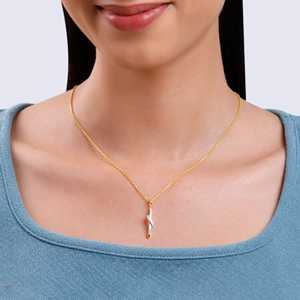 Gold Starcross Lab Grown Diamond Pendant Luxury Charms Collection - Product Image 4