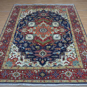 ชุดพรมเปอร์เซียลายฮาริซบิซาร์ดมือใหม่จากนิวซีแลนด์พรมขนแกะสีแดงเข้ม - Product Image 1