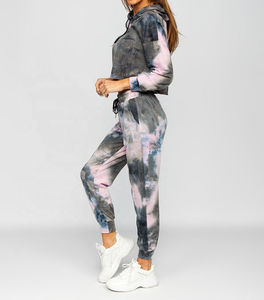 2025 Best-seller Femmes Crop Top Survêtement Ensemble 2 Pièces Motif Solide Court Longueur Directe Du Pakistan Fabricant - Product Image 4