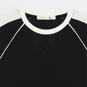 Camiseta de gran tamaño personalizada para hombre, ropa de calle holgada de algodón orgánico pesado, camiseta de moda con estampado de logotipo OEM - Product Image 3