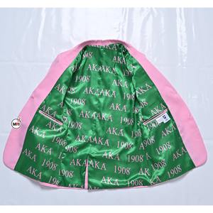 Top Trending chaqueta de alta calidad estilo único Alpha Kapa Alpha logotipo bordado de doble botonadura abrigo informal con cuello con muescas - Product Image 5