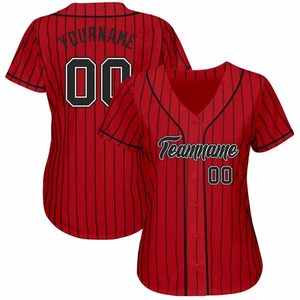 Customized Embroidered Logo Baseball Jersey Summer Wear Baseball Shirts Unisex Full Button Down 100% Polyester Moisture-Wicking - Product Image 2