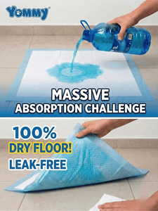 Tappetini Assorbenti Biodegradabili Yommy per Addestramento Animali Domestici, Ultra Assorbenti, Antibatterici, a 5 Strati, Impermeabili - Product Image 5