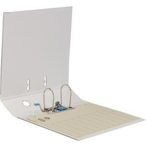 ELBA Rado Plast 80mm DIN <b>A4</b> Binder Cardboard File <b>Folder</b> with White PVC Lamination on the Inside and Out - Product Image 1