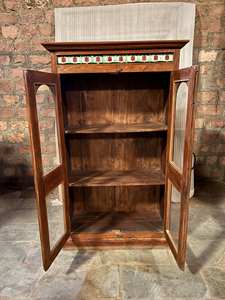 Armario de Cocina Moderno, Antiguo, de Lujo, Clásico, Vintage, de Tamaño Mediano, Elegante, de Madera Maciza Azul - Product Image 4