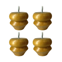 Pieds de meubles en bois de style victorien durables de qualité supérieure Pieds de chaise en hêtre/chêne solides