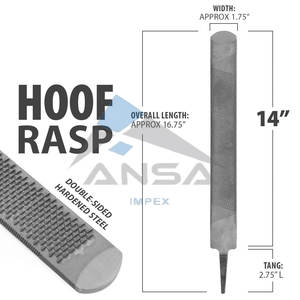 Escopa de pezuña con espiga de alta calidad hecha de acero templado laminado, herramienta de herrador duradera, recorte de pezuñas, modelado, cuidado de pezuñas de caballo - Product Image 4